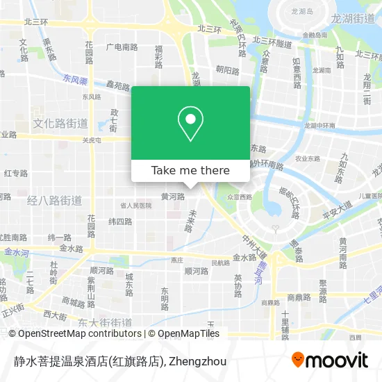 静水菩提温泉酒店(红旗路店) map