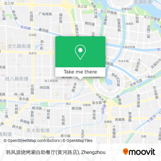 韩风源烧烤涮自助餐厅(黄河路店) map