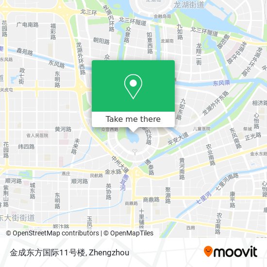 金成东方国际11号楼 map