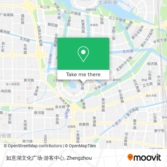 如意湖文化广场-游客中心 map