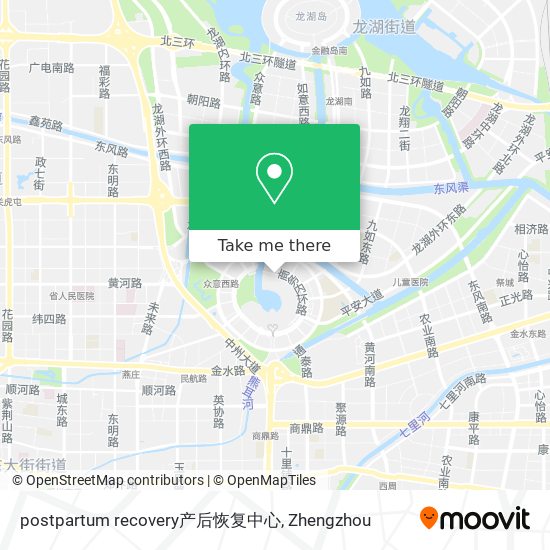 postpartum recovery产后恢复中心 map