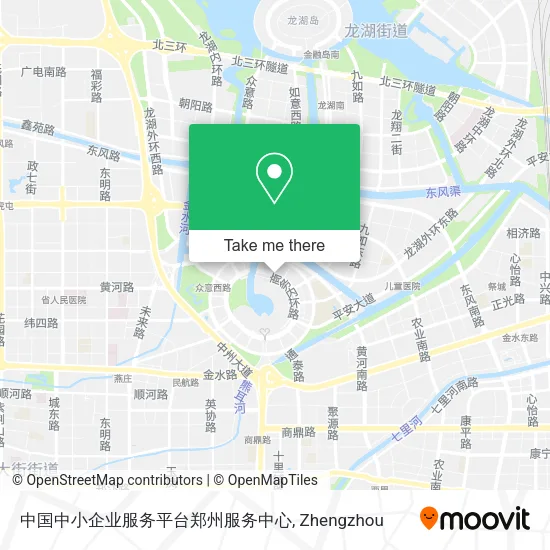 中国中小企业服务平台郑州服务中心 map