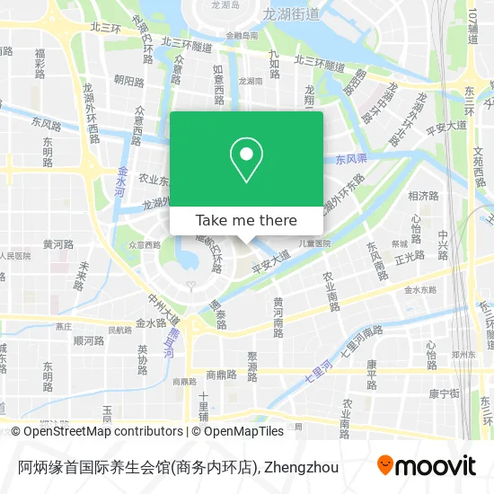 阿炳缘首国际养生会馆(商务内环店) map