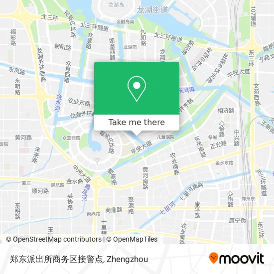 郑东派出所商务区接警点 map