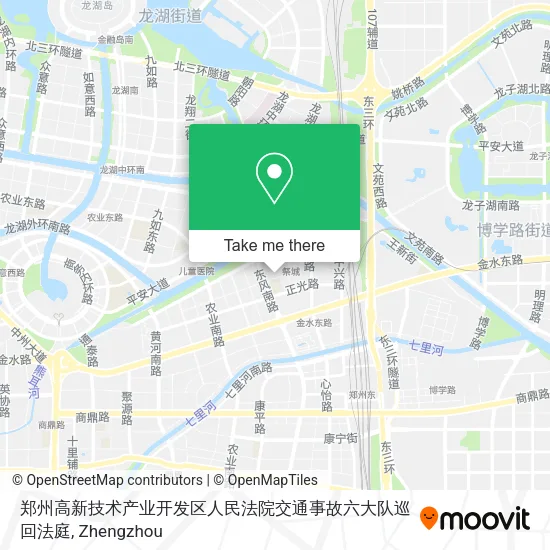 郑州高新技术产业开发区人民法院交通事故六大队巡回法庭 map