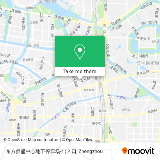东方鼎盛中心地下停车场-出入口 map