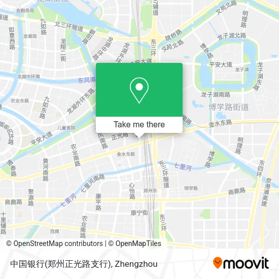 中国银行(郑州正光路支行) map