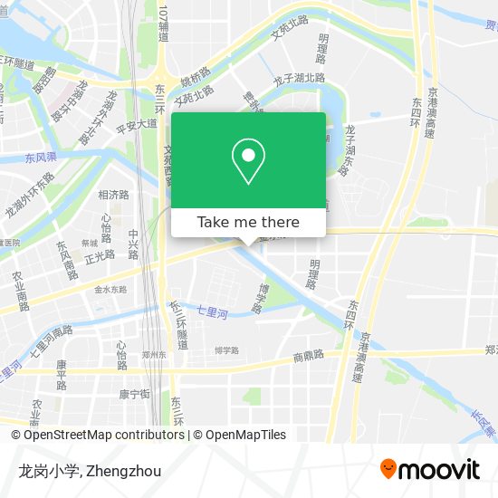 龙岗小学 map
