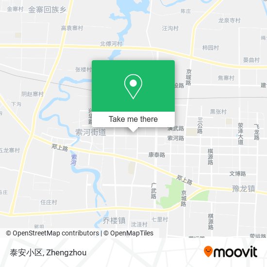 泰安小区 map