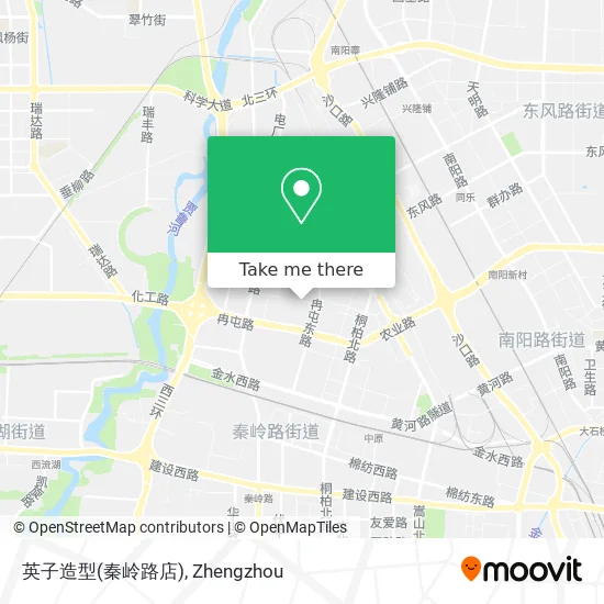 英子造型(秦岭路店) map