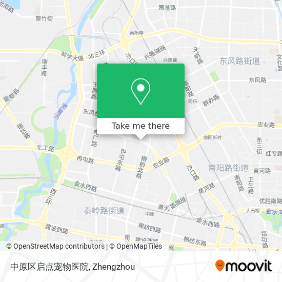 中原区启点宠物医院 map