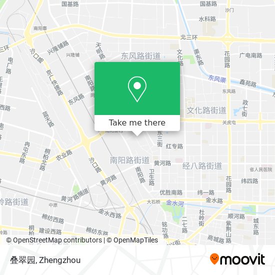 叠翠园 map