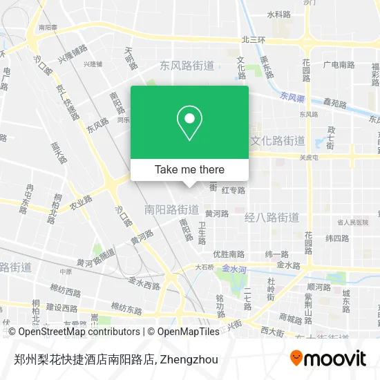 郑州梨花快捷酒店南阳路店 map