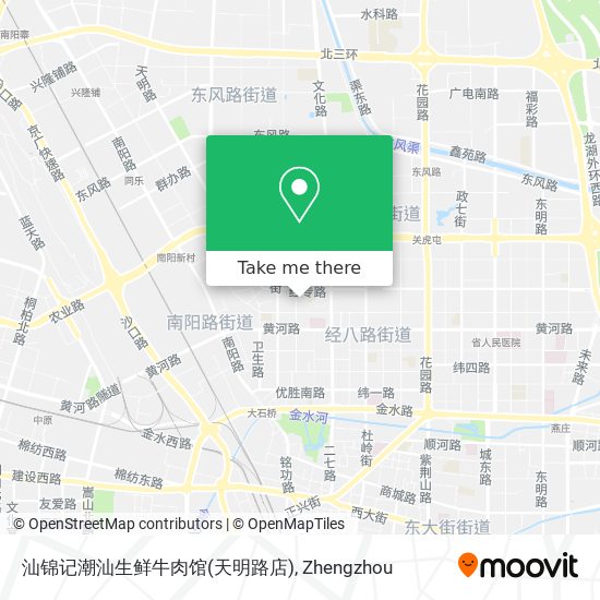 汕锦记潮汕生鲜牛肉馆(天明路店) map