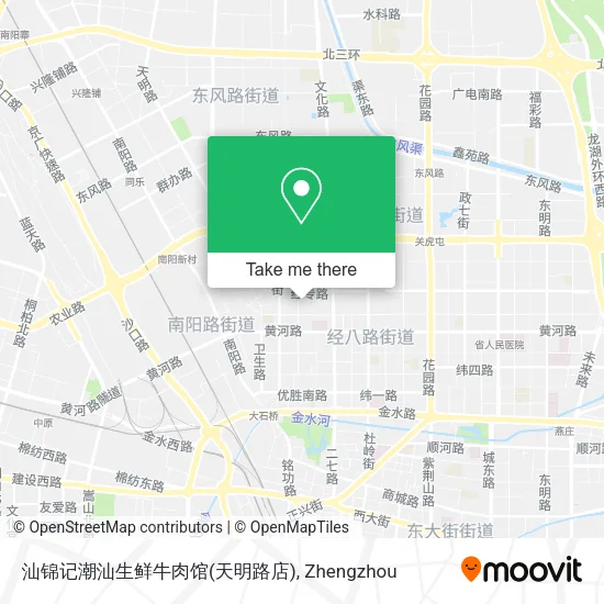 汕锦记潮汕生鲜牛肉馆(天明路店) map