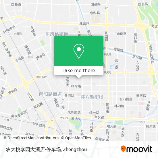 农大桃李园大酒店-停车场 map