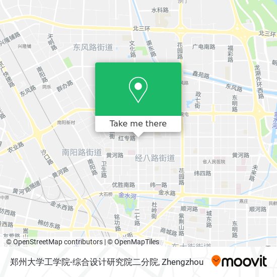 郑州大学工学院-综合设计研究院二分院 map