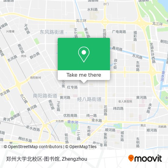 郑州大学北校区-图书馆 map