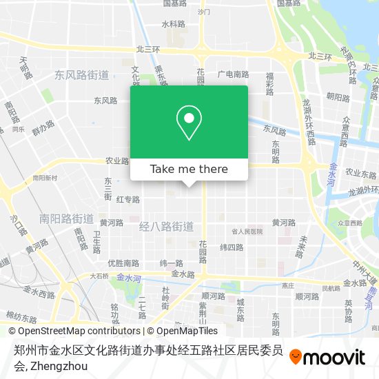 郑州市金水区文化路街道办事处经五路社区居民委员会 map