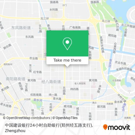 中国建设银行24小时自助银行(郑州经五路支行) map