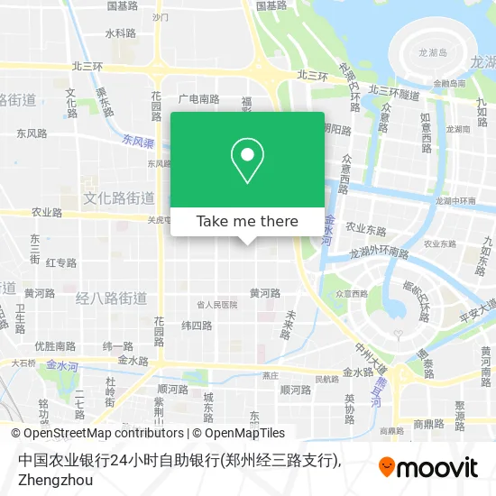 中国农业银行24小时自助银行(郑州经三路支行) map