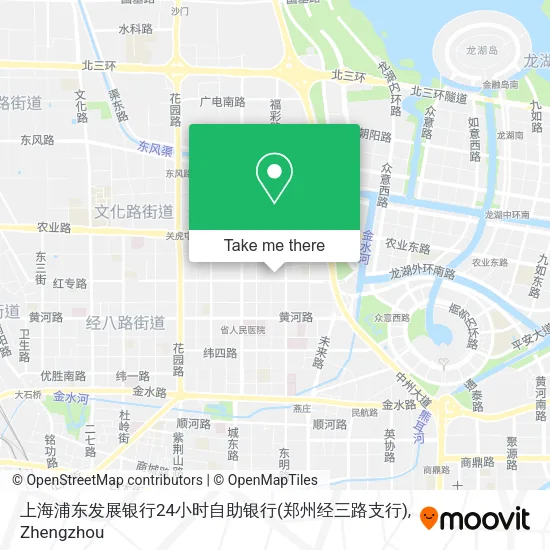 上海浦东发展银行24小时自助银行(郑州经三路支行) map