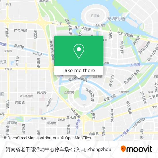 河南省老干部活动中心停车场-出入口 map