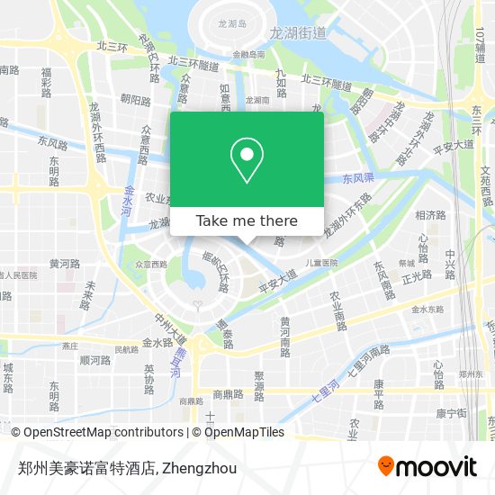 郑州美豪诺富特酒店 map