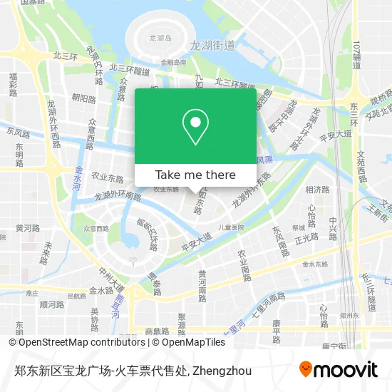郑东新区宝龙广场-火车票代售处 map