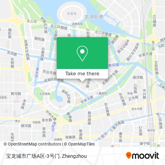 宝龙城市广场A区-3号门 map