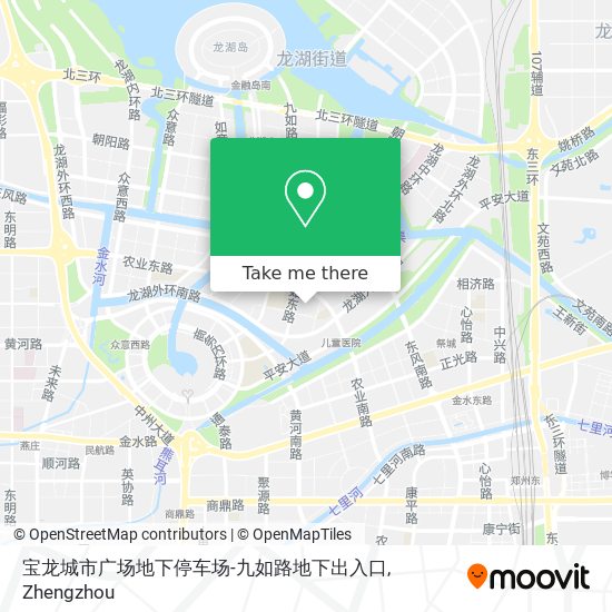 宝龙城市广场地下停车场-九如路地下出入口 map