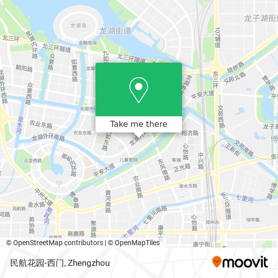 民航花园-西门 map