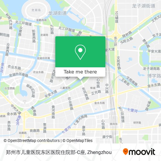 郑州市儿童医院东区医院住院部-C座 map
