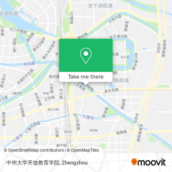 中州大学开放教育学院 map