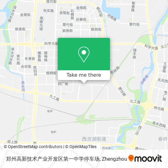 郑州高新技术产业开发区第一中学停车场 map