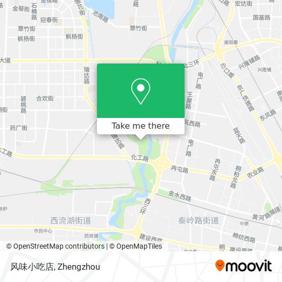 风味小吃店 map