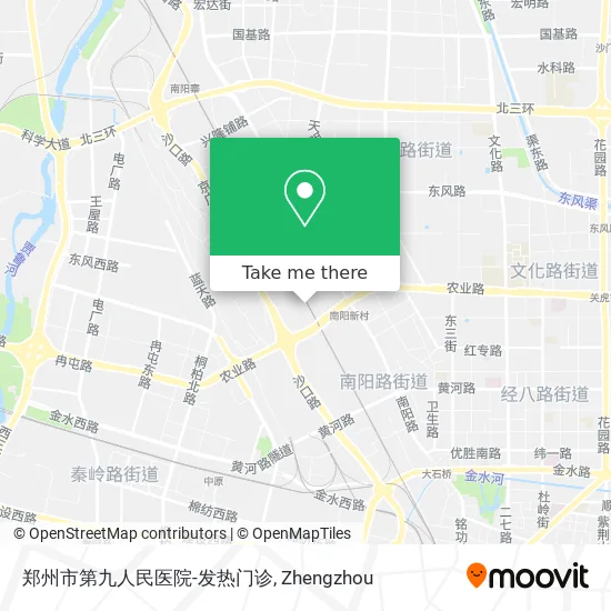 郑州市第九人民医院-发热门诊 map