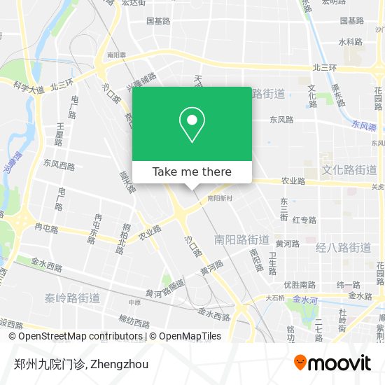 郑州九院门诊 map