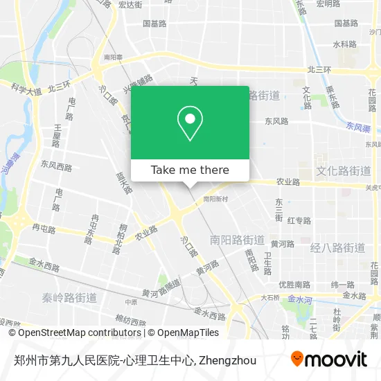 郑州市第九人民医院-心理卫生中心 map