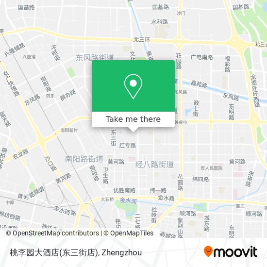 桃李园大酒店(东三街店) map