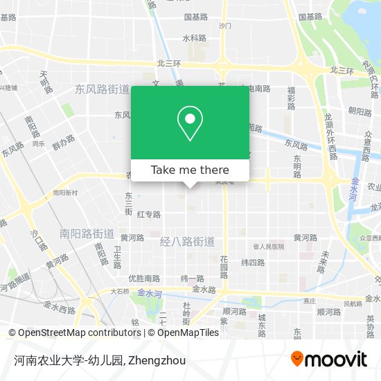 河南农业大学-幼儿园 map