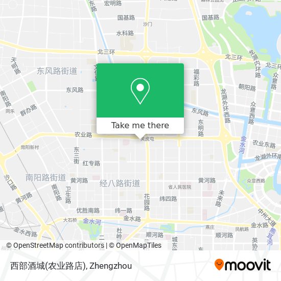 西部酒城(农业路店) map