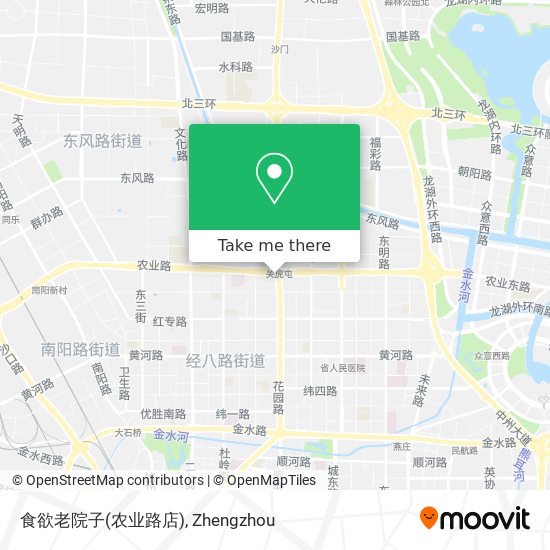 食欲老院子(农业路店) map
