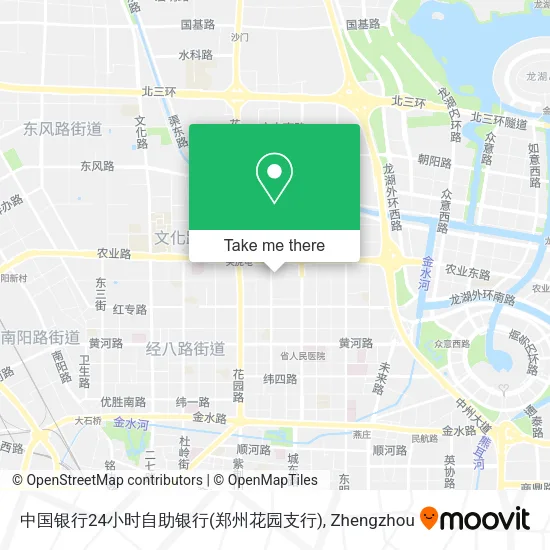 中国银行24小时自助银行(郑州花园支行) map