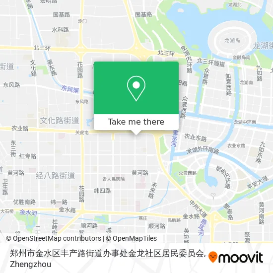 郑州市金水区丰产路街道办事处金龙社区居民委员会 map