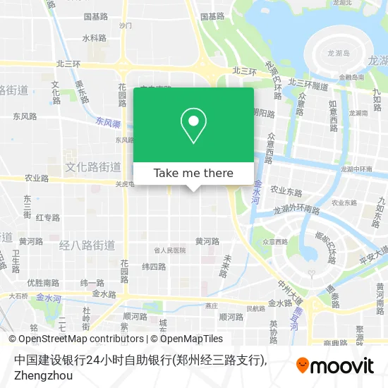 中国建设银行24小时自助银行(郑州经三路支行) map