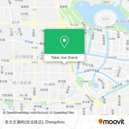 老北京涮肉(农业路店) map