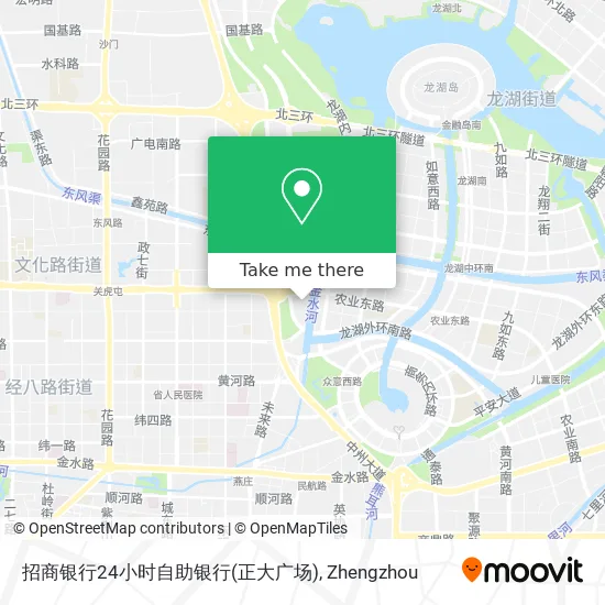 招商银行24小时自助银行(正大广场) map