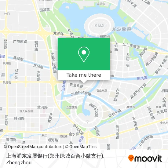 上海浦东发展银行(郑州绿城百合小微支行) map
