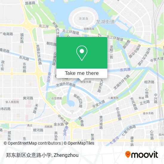 郑东新区众意路小学 map
